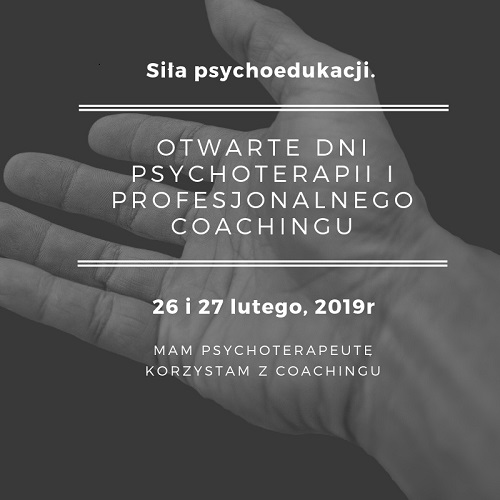 Darmowe konsultacje psychoterapeuty i coacha.